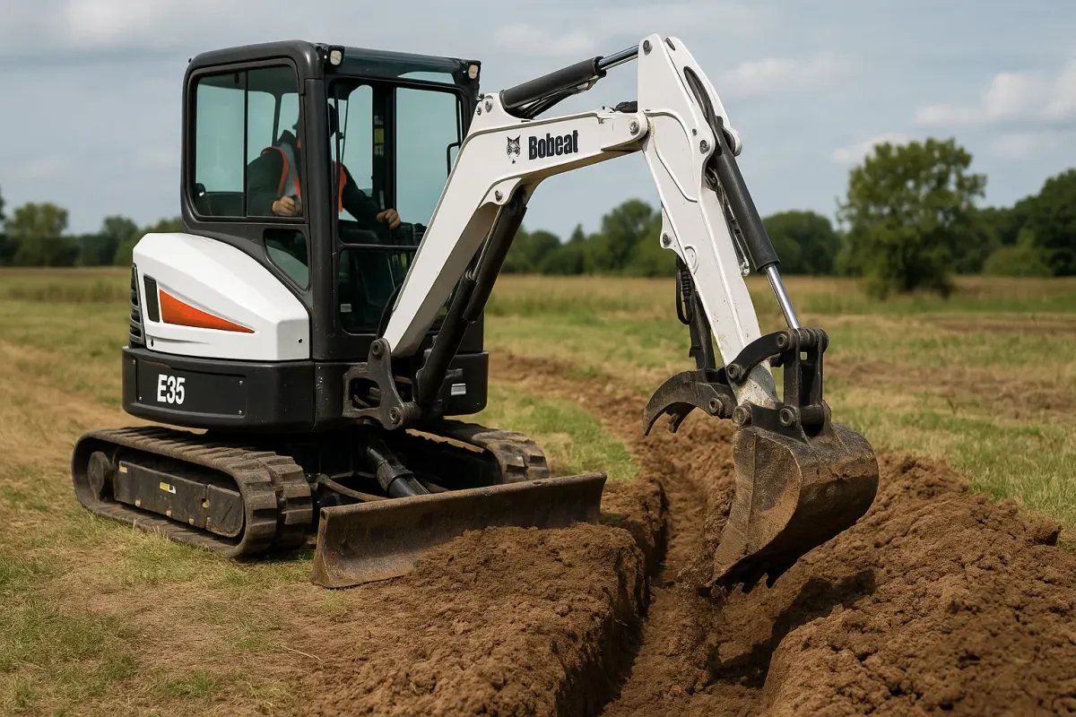 Tranšėjų Kasimas - BobcatNuoma.eu - profesionali technika Vilniuje